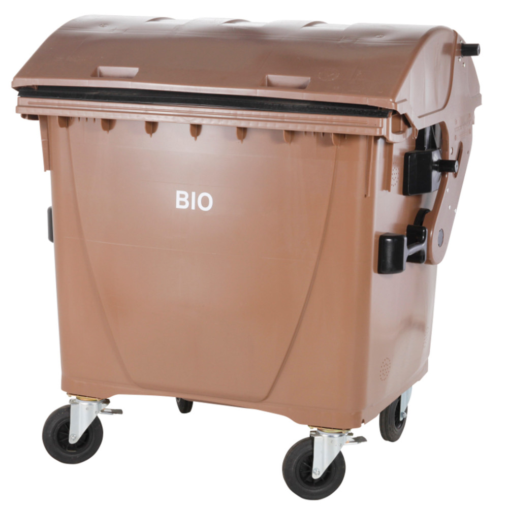 Contenitore BIO per rifiuti BIO spazzatura e certificato di rifiuti alimentari - Brown 1100L