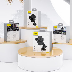 Autohouder op smartphone F2N Geruite 360 graden vliegtuigen - zwart