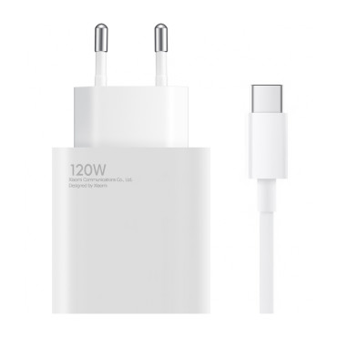 Xiaomi USB-A 120W 6A φορτιστή δικτύου με καλώδιο USB-C - λευκό