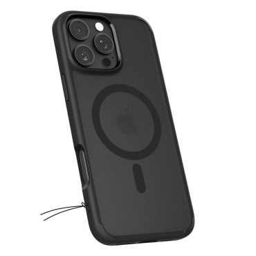 Case Cover on iPhone 16 Pro Max Ultra Hybrid Mag from Magsafe-Black