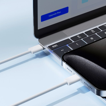 Cable Ben Serie Cable USB-C 60W 1 M - Blanco