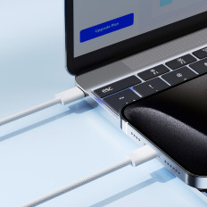 Cable Ben Serie Cable USB-C 60W 1 M - Blanco