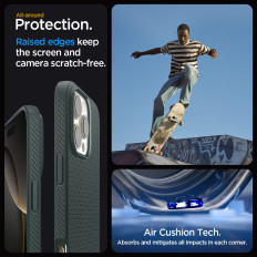 Fallfall på iPhone 16 Pro Max flytande luft - grön