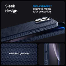 Fallfall på iPhone 16 Pro Max flytande luft - blå