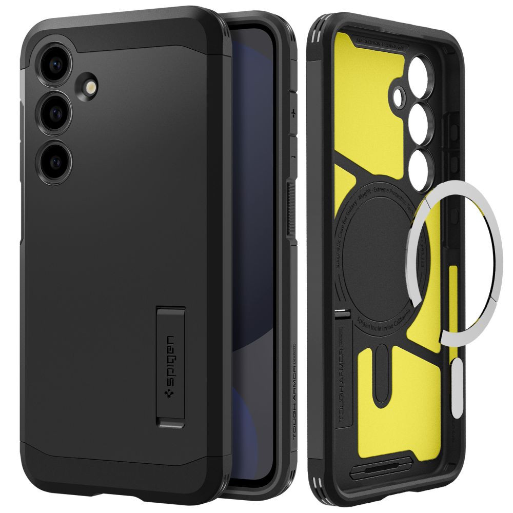 Case for Samsung Galaxy S24 Fe Grūti bruņas MagSafe - melns