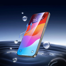 Karkaistu lasi, jossa on asennuskehys iPhone 16 Pro max - 2 kpl.