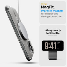 Slučaj na iPhone 16 Pro Max Ultra hibrid t magsafe - bijela