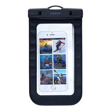Waterdichte behuizing voor uw smartphone met IPX8 - zwart