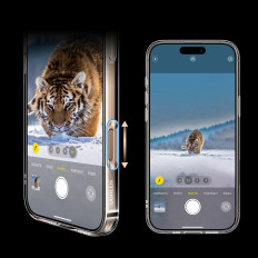 Prípad na iPhone 16 Pro CLUY CLEAR Magnetic s Magsafe - transparentný