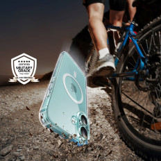 Case sur iPhone 16 Plus Clear Magnetic Classe avec Magsafe - Transparent