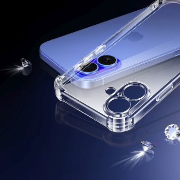 Beskyttende Case 16 Plus Bright Pude CA101 - Gennemsigtig