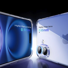 Cas de protection 16 Plus Coussin brillant CA101 - Transparent