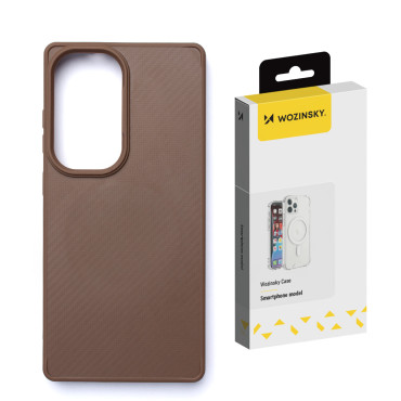 HAPE CAP pro Samsung Galaxy S25 Carbon Fiber Case Z MagSafe - Brown