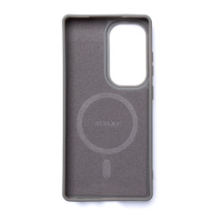 Hape korkki Samsung Galaxy S25 Carbon Fiber Case magsafe - harmaa