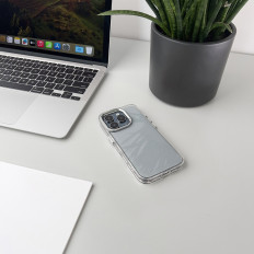 Samsung Galaxy S24 Fe Glitter περίπτωση - διαφανές με μπροκάρ