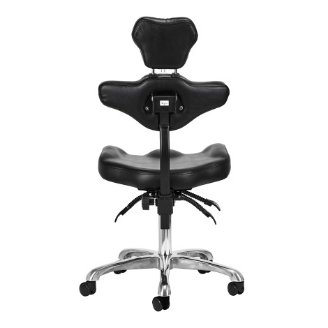 Fauteuil de tatouage PRO INK 973 ergonomique et réglable noir — vue arrière