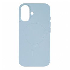 Case Cover voor Samsung Galaxy S24 FE Vloeistof Siliconen Case Magsafe - Lichtblauw