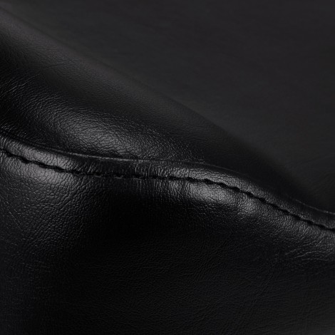 PRO INK 973 ergonomická nastaviteľná tetovacia stolička čierna — detail sedadla