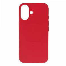 Coque de cas pour Samsung Galaxy S24 Fe Case de silicone liquide MAGSafe - rouge