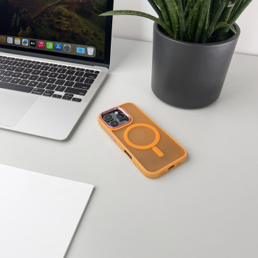 Caso para Samsung Galaxy S24 Funda de moda con Magsafe - Orange
