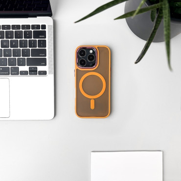 Caso para Samsung Galaxy S24 Funda de moda con Magsafe - Orange