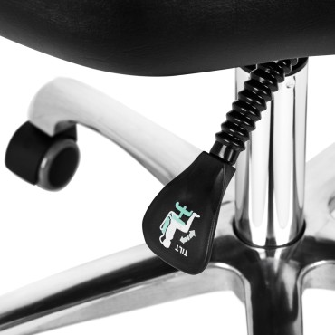 Fauteuil de tatouage PRO INK 973 ergonomique et réglable noir — gros plan commandes