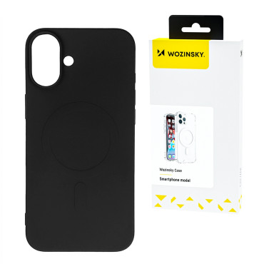 Siliconencase voor Samsung Galaxy S24 FE Siliconen Case Magsafe - Zwart