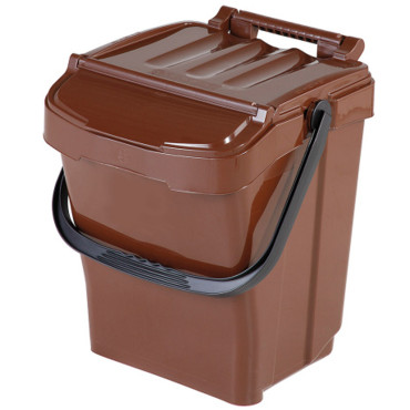 Košík pre segregačný kontajner na triedenie odpadkov na Bio Urba Odpad Plus 40L - BROWN