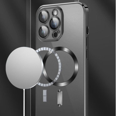 Κάλυμμα περίπτωσης για το Samsung Galaxy S24 Fe Electroppleated Magsafe - Ροζ