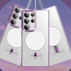 Fall Fall auf Samsung Galaxy S24 FE Galvanated Magsafe - Schwarz