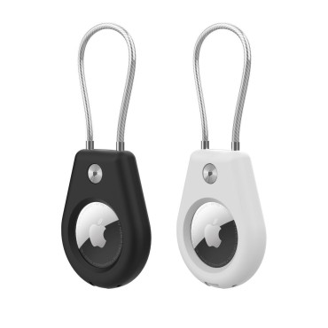 Caso para el localizador Apple Airtag con cable de acero - 2 PCS