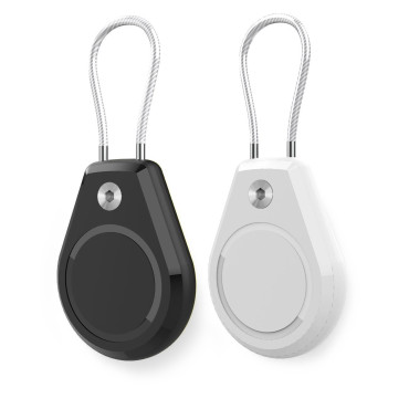 Vattentät väska Apple Airtag med stålkabel - 2 st