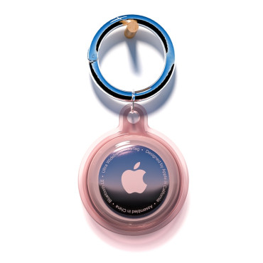 Vanntett tilfelle for lokaliseringen Apple Airtag - Pink