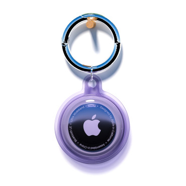 Αδιάβροχη θήκη για τον εντοπιστή Apple AirTag - Violet