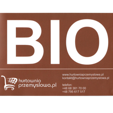 Nálepka Bio Label pre košík Dustbin Vedro Nádoba pre BIOODPADY FOODPORT