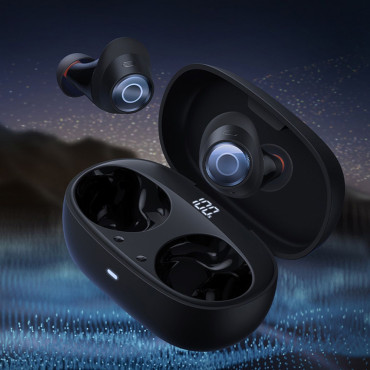Fones de ouvido sem fio Bowie MA20 Pro TWS com ANC e IPX6 - Preto