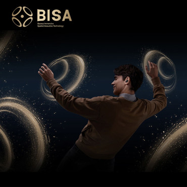 Bezvadu austiņas Bowie MA20 PRO TWS ar ANC un IPX6 - melns