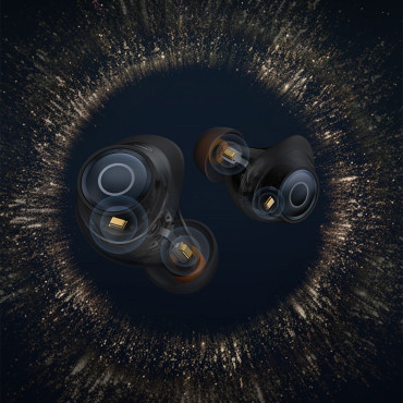 Fones de ouvido sem fio Bowie MA20 Pro TWS com ANC e IPX6 - Preto