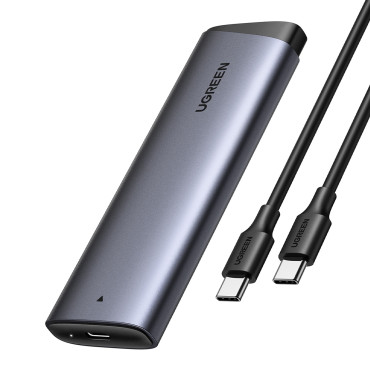 Ohišje za disk M.2 NVME PCIE SSD - srebro