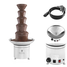 Chocolate fountain for chocolate 5 floors 6kg Royal Catering Rccf-65w4