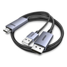 Smjer HDMI - DisplayPort 4K 60Hz 2m - Gray