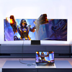 Towards the HDMI port 4K 60Hz 2m - grey