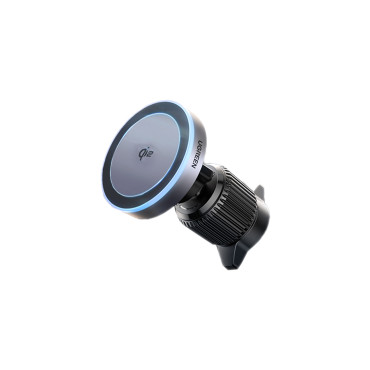 Portabicchieri con caricabatterie wireless a scacchi Magsafe Qi2 - Nero