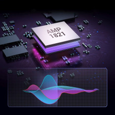 Microfone de pé no led do USB-A Secretária RGB - Prata