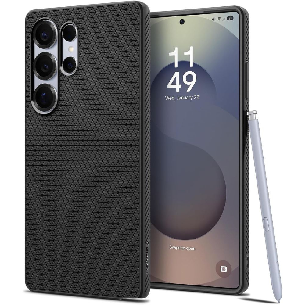 Case Cover for Samsung Galaxy S25 Ultra Liquid Air-Black