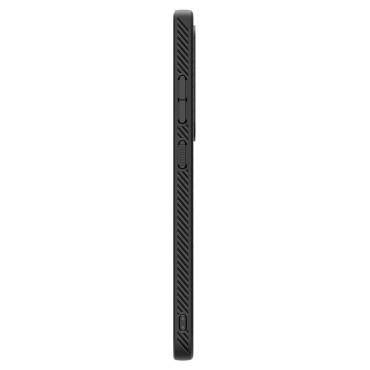 The cover case for the Samsung Galaxy S25 Ultra Liquid Air is black