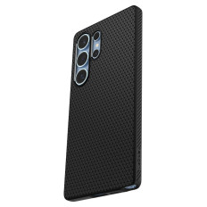 The cover case for the Samsung Galaxy S25 Ultra Liquid Air is black