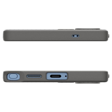 Capa de Caso para Samsung Galaxy S25 Ultra Liquid Air - Cinza