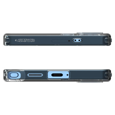 Custodia per custodia per Samsung Galaxy S25 Crystal Ultra Liquid - traslucido