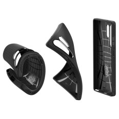 The cover case for the Samsung Galaxy S25 Ultra Liquid Air is black